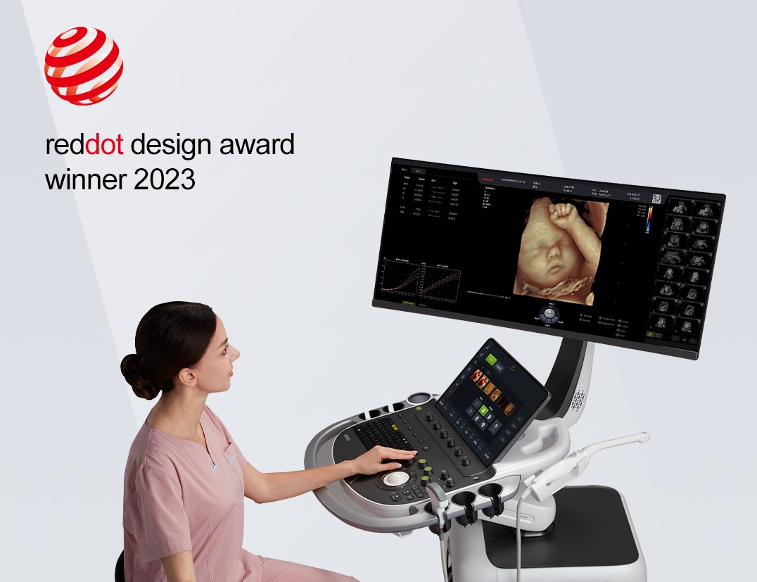 2023德国红点设计大奖|产筛专用智能超声-并蒂莲